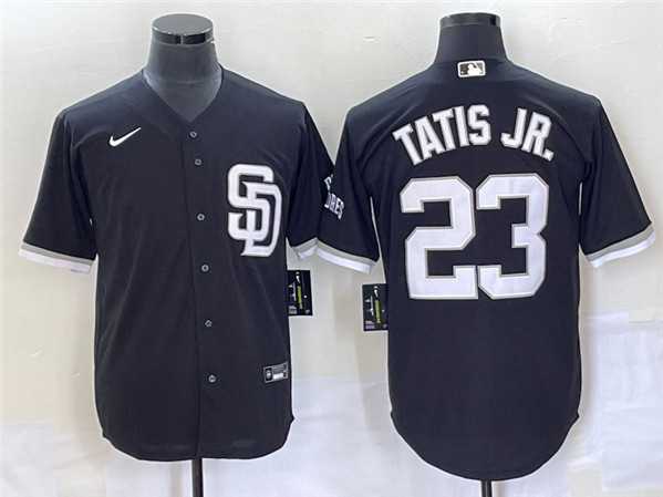 Men's San Diego Padres #23 Fernando Tatis Jr. Black Cool Base Stitched Baseball Jersey,We sell and wholesale Men's San Diego Padres #23 Fernando Tatis Jr. Black Cool Base Stitched Baseball Jersey on line form chian!